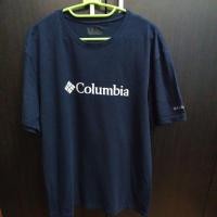 ราคา เสื้อยืดคอกลม Columbia แท้ สีกรมเข้ม สกรีนโลโก้เต็ม (26329859655)