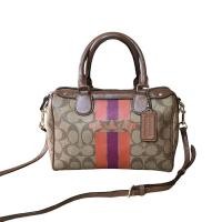 ราคา Coach F38401กระเป๋าถือทรงหมอนสีน้ำตาล (23725603196)