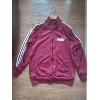 ราคา เสื้อแจ็คเก็ตPUMAผ้าวอมคอปิดซิปหน้าสีแดงเลือดหมูแขนยาวงานสวยอก44ยาว27(งานมือสอง)25 (27776935588)