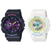 ราคา Casio Baby-G นาฬิกาข้อมือผู้หญิง สายเรซิ่น รุ่น BA-110TM,BA-110TM-1A,BA-110TM-7A (5756681326)