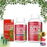 ราคา พร้อมส่ง Health Plus Super Colon Cleanse 530 mg ดีท็อกซ์ลำไส้ กำจัดสารพิษ 60 Capsules 240 Capsules (29313970066)