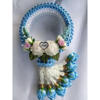 ราคา พวงมาลัยวันแม่#พวงมาลัยริบบิ้น (21895631582)