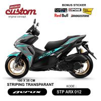 ราคา Yamaha Aerox 155 New Motorcycle Striping UV TRANSPARENT Sticker / Aerox 155 New Motorcycle Wiper Les (43255748962)
