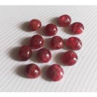 ราคา พลอยทับทิมอินเดียแท้ Indian Ruby เจียหลังเบี้ย แบ่งขาย 12 เม็ด น้ำหนักรวม 29 กะรัต (1577051609)
