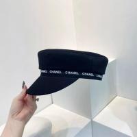 ราคา CHANEL1776 Letter Flat Top Navy Cap Cap ผู้หญิงสไตล์ใหม่ All-Match (40622200422)
