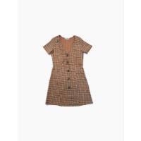 ราคา รหัส ก61 เดรส ZARA สีส้ม-น้ำตาล สวย (43452665956)