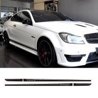 ราคา 507 สไตล์ด้านข้างกระโปรง Racing Stripes ไวนิล Decal สติกเกอร์สําหรับ Mercedes Benz W204 S204 Coupe C63 AMG C180 C200 C230 C280 C300 C320 (44272127453)