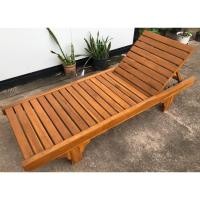 ราคา Sukthongแพร่ เตียงชายหาดไม้สัก 70*190สูง30CM. คัดไม้สักเกรดA เตียงสปาไม้สักทอง เตียงปรับระดับได้ สีสักน้ำตาลส้มเคลือบเงา (9470200691)