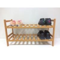 ราคา ชั้นวางรองเท้า 2 ชั้น ไม้ยางพารา วางของอเนกประสงค์ (4327196746)