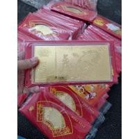 ราคา #พร้อมส่ง ธนบัตรเสือทองคำ24kแท้ #แผ่นทองปีขาล (11983837862)