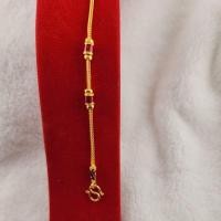 ราคา #สร้อยข้อมือ สร้อยข้อมือชุบทองแท้ สร้อยข้อมือชุบทอง 2 สลึง สร้อยข้อมือลงยาสร้อยข้อมือทองไมครอนทองสุโขทัย (26370027271)