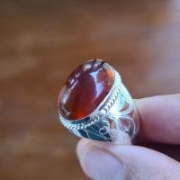 ราคา แหวนเงินแท้ลายฉลุอำพันพม่า (27107661994)