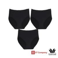 ราคา Wacoal Panty กางเกงใน ทรง เต็มตัว ขอบลูกไม้ สีดำ (3 ตัว) รุ่น WU4M02 กางเกงในผู้หญิง ผู้หญิง วาโก้ เต็มตัว ชุดชั้นใน (4488577728)