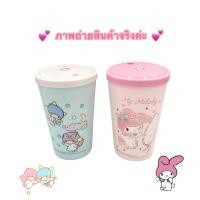 ราคา แก้วน้ำพลาสติก Sanrio มีฝาผิด 16ออนซ์ ใส่หลอดได้ ลิขสิทธิ์แท้ (17023917341)