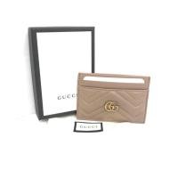 ราคา New Gucci card holder nude marmont ghw (2251307450)