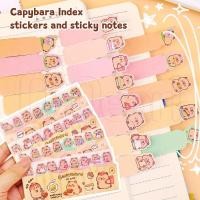 ราคา ป้ายดัชนีเหนียว Capybara - อุปกรณ์การเรียนสํานักงาน - กระดาษข้อความเหนียว - เครื่องหมายหน้าสติ๊กเกอร์ Classify - แผ่นบันทึกกาวในตัว - แถวน่ารักนั่ง N Sticks (28767902323)