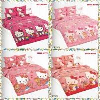 ราคา ชุดผ้าปู+ผ้านวม ขนาด3.5/5/6ฟุต ลายคิตตี้ kitty ยี่ห้อโตโต้ (2173767846)