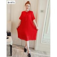 ราคา ชุดคลุมท้อง แฟชั่น ผ้าชีฟองอัดพลีท คอผูกได้ มีซับใน (1436057805)