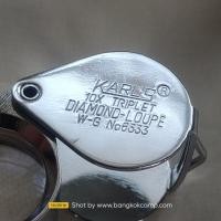 ราคา (Genuine) กล้องส่องพระ กล้องส่องเพชร KARL'S 10x TRIPLET DIAMOND LOUPE W-G No.6333 กำลังขยาย 10X ใหม่ แท้ (14213274459)