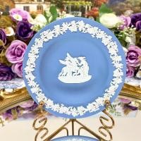 ราคา Wedgwood Jasperware Pale Blue Trinket Dish จาน 4.5 นิ้ว (18571482506)