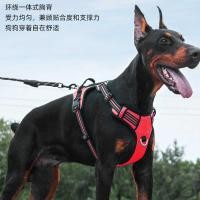 ราคา สายจูงสุนัข ขนาดกลางขนาดใหญ่สุนัขป้องกันการระเบิด Punching Doberman Golden Retriever ปรับ I-Shaped สายรัดหน้าอกสุนัขสายจูงเดิน (28691897166)