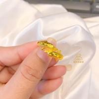 ราคา แหวนหุ้มทอง ลายโลมาคู่ น้ำหนัก 2 สลึง ลายขายดี สีสุกเหมือนทองจริง (27686427246)