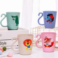 ราคา ฟางข้าวสาลีเด็กสัตว์ปากแปรงสีฟันถ้วยแปรงฟัน (42464361529)