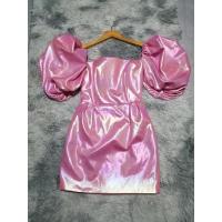 ราคา เดรสสีชมพูคัลเลอร์ฟูล xs (14408777684)