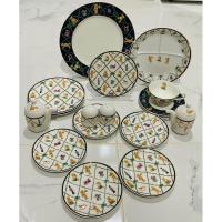 ราคา จานใหญ่ ขอบน้ำเงิน Hallmark Narumi (23054955240)