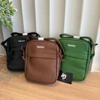 ราคา [ของแท้] Supreme Leather Shoulder Bag FW24 (26666990970)