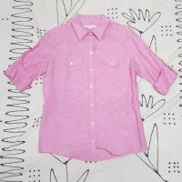 ราคา เสื้อลินินแบรนด์ BANANA REPUBLIC - size S สีชมพู แขนยาว สภาพนางฟ้า ใหม่มากค่ะ (2052624324)