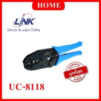 ราคา LINK คีมย้ำหัว RG6,RG59, F-TYPE รุ่น UC-8118 ( สีฟ้า ) (1522450937)