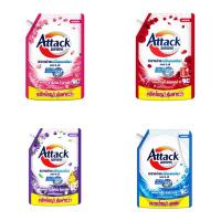 ราคา (3 ห่อ) Attack 1400ml. แอทแทค น้ำยาซักผ้าสูตรน้ำ ขนาด 1400 ml. (23471663120)