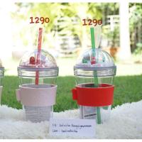 ราคา แก้วโดมสตาร์บัคเกาหลี Starbucks Valentine & Christmas Dome Cold Cup (2583156407)