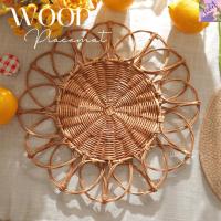 ราคา Violet Flamingo_Sunloop Placemat ที่รองจานหวายทรงกลีบดอกไม้ “ซันลูป” วัสดุหวายธรรมชาติ 100% (42257400881)