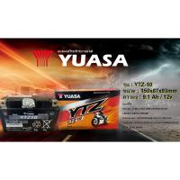 ราคา แบตเตอรี่ยี่ห้อ YUASA YTZ10 12V 9.1Ah สำหรับรถ Forza350,CBR650,CBR1000,NINJA650,T-Max,MT-07 ของแท้!! (20589196107)