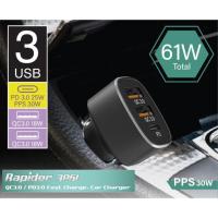 ราคา Capdase QC3.0/USB-C PD Rapider 3P61 Car Charger (21624567613)