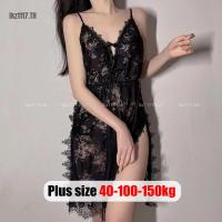 ราคา Plus size เสื้อผ้าสาวอวบ❤นอนไม่ได้นอน ชุดนอนเซ็กซี่สาวอวบ ไซส์ใหญ่ ชุดนอนสายเดี่ยว ลูกไม้ แยก ซีทรู มีกางเกงใน สไตล์น่ารัก ชุดยั่วผัว ,คนอ้วนใส่ได้ (24205742848)