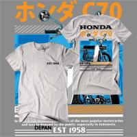 ราคา คลาสสิกฮอนด้าค70เสื้อยืดรถจักรยานยนต์ คลาสสิกย้อนยุคค70รถจักรยานยนต์เสื้อยืด (44422054313)