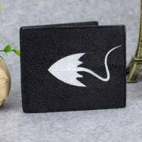 ราคา พร้อมกล่อง กระเป๋าสตางค์หนังปลากระเบน กระเป๋าตังค์ผู้ชาย กระเป๋าสตางค์หนังแท้ Stingray (34090988)