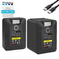 ราคา V Mount แบตเตอรี่ BP-50 BP-100 BP-150สำหรับ Sony V-Lock BP แบตเตอรี่กล้องวิดีโอออกอากาศ LED ไฟวิดีโอ Blackmagic URSA (17195351409)