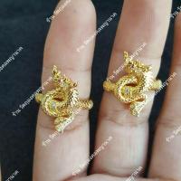 ราคา แหวนพญานาคราช งานทองอิตาลี่ประดับเพชรcz ปลุกเสกแล้ว (4219396834)