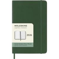 ราคา Moleskine Planner 2026 เริ่มต้นเดือนมกราคม ไดอารี่รายสัปดาห์ 12 เดือน ขนาดกระเป๋า (9ซม. X 14ซม.) ปกอ่อน สีเขียวมหัศจรรย์ Dsk1512Wn2Y26 (43515650620)