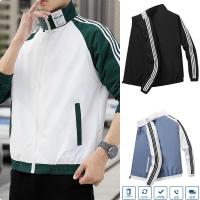 ราคา เสื้อแจ็คเก็ตร่มชูชีพ 2 ชั้นน้ําหนักเบาสําหรับผู้ชายพร้อมกระเป๋าซิปที่ทําจากโรงงานเสื้อผ้า LINNA123 พร้อมผ้าร่มชูชีพตะเข็บหนาที่สวยงาม (42008827995)