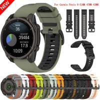 ราคา 20 22 26 มม.ซิลิโคนสําหรับ Garmin Fenix 8 E 7X 7S 7 Pro Solar/6X 6 Sapphire 6S 5 5X Plus 3 945 Epix Gen 2 Quick Fit WatchBand (29119674127)