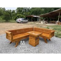 ราคา ‼️ ส่งฟรี ‼️ (L1) ชุดรับแขก สักแท้ 100% พร้อมประกอบและติดตั้ง สินค้าราคาถูกจากโรงงาน ❌สายใต้ขอเพิ่มราคาค่าขนส่งนะคะ❌ (3936548970)