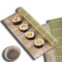 ราคา เสื่อม้วนซูชิแบบไม้ ทำจากไม้ไผ่ Sushi Bamboo Roller แผ่นม้วนซูชิ ที่ม้วนซูชิพร้อมส่ง (26066276541)