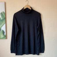 ราคา Uniqlo Heattech เสื้อฮีทเทคแขนยาวคอเต่าผู้ชายสีดำ Size L (21670764507)