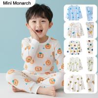 ราคา Mini Monarch ชุดนอนเด็ก เสื้อ+กางเกง ผ้านิ่มสบาย ระบายอากาศได้ดี ใส่ได้ทั้งผู้หญิงผู้ชาย (42170533245)