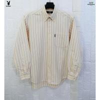 ราคา PLAYBOY แท้ อก42 เสื้อเชิ๊ตแขนยาวลายคลาสสิกสปอต (27472085086)